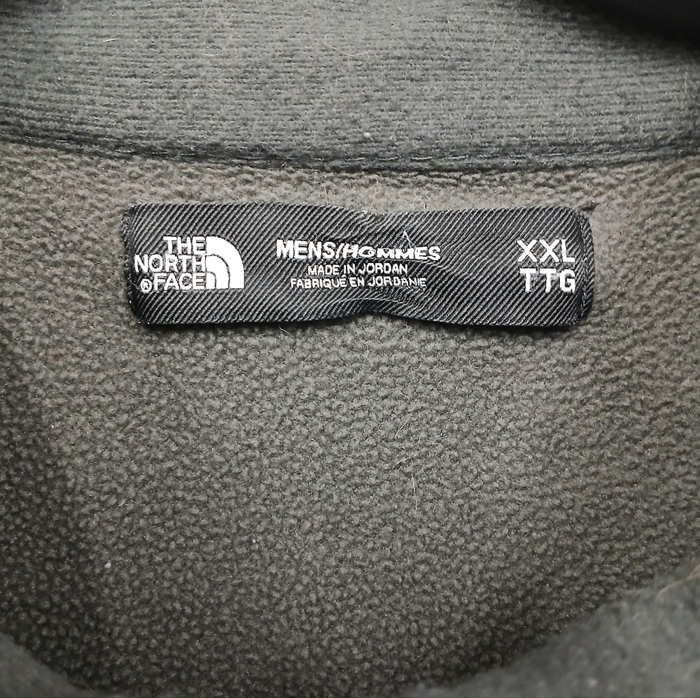 The North Face Men's Charcoal Zip-Up Sweater - Picture 4 of 4